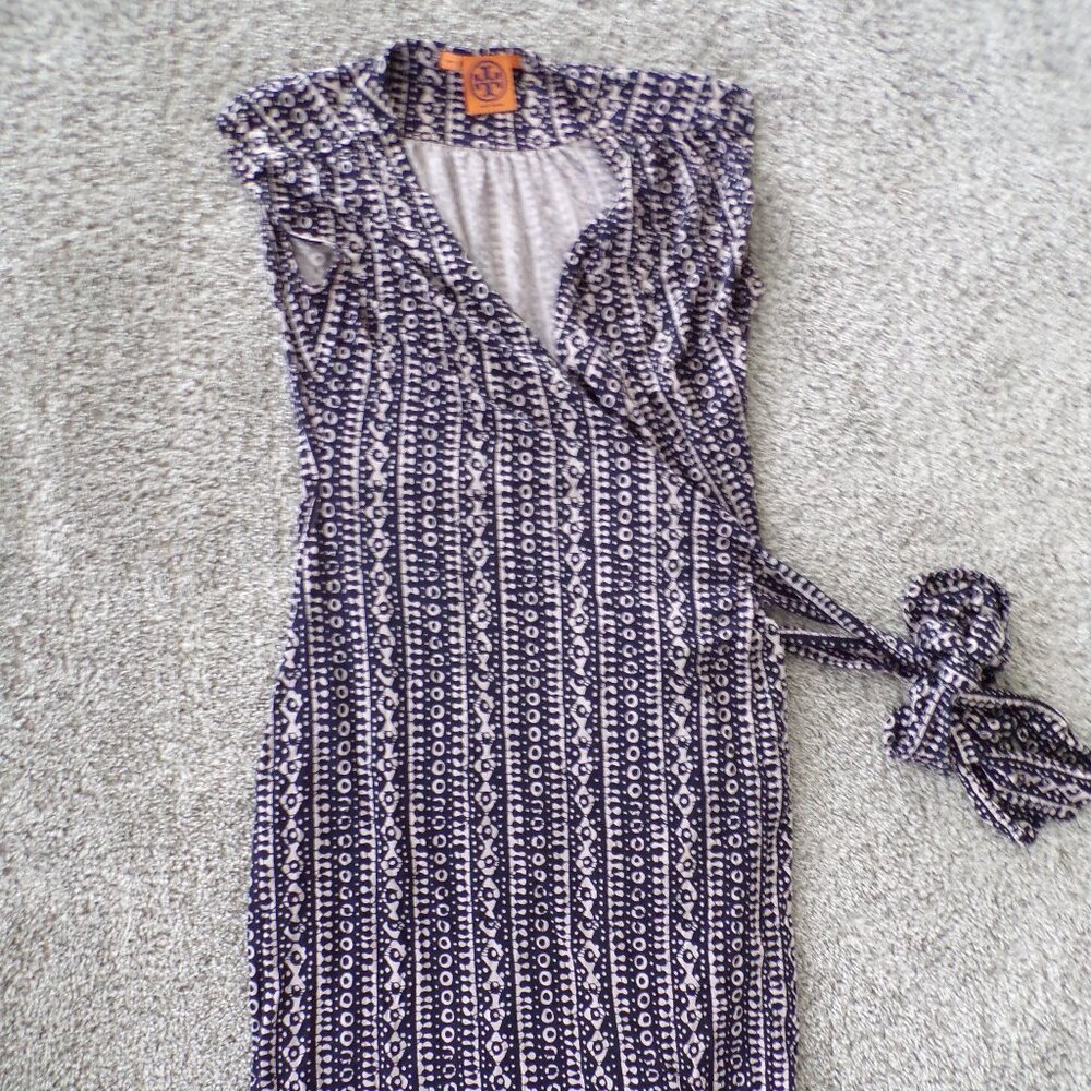 Tory Burch SILK wrap dress S - Picture 2 of 10